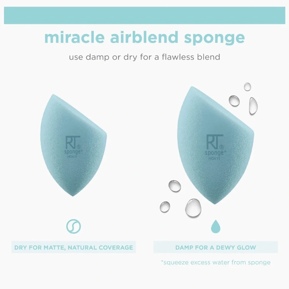 🌻4/$20 Real Techniques Miracle Airblend Sponge New - Picture 7 of 7